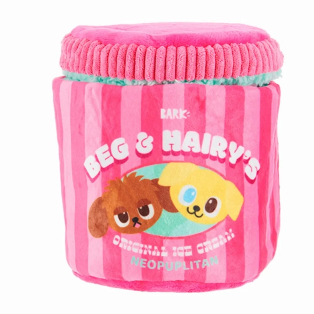Bark ‘Beg & Hairy's Ice Cream’ Plush Dog Toy(s)